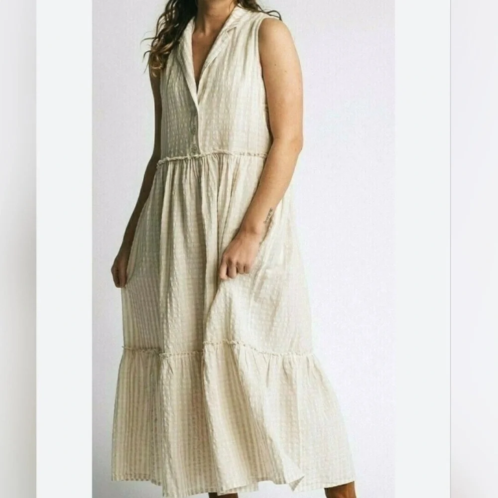 Free People Safron Flower Midi Dress